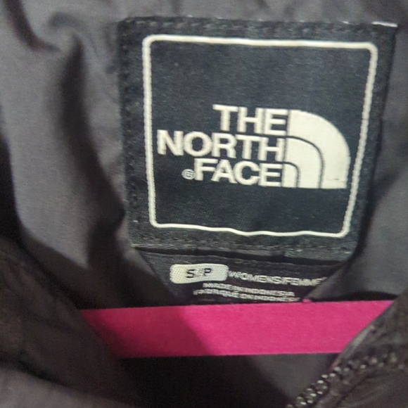 Women's The North Face Black Quilted Moto/Racing Style Jacket - Picture 3 of 3